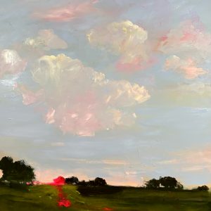 Walking towards sunset
